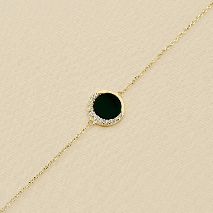 Bracelet souple MOONONYX - Onyx - Bracelets  | Agatha