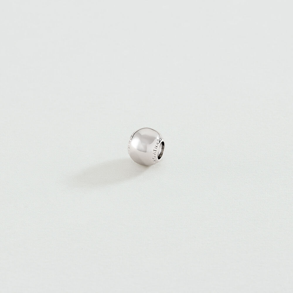 Pendentif BOULE - Argenté - Bijoux sans pierre  | Agatha