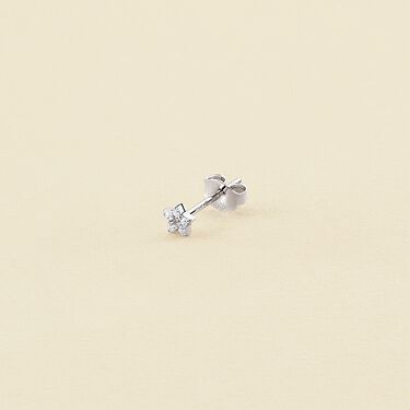 Piercing puce STARBRIL - Cristal / Argenté - Piercings  | Agatha