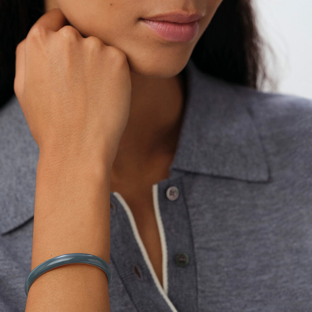 Jonc LEO - Bleu / Dor&eacute; - Joncs  | Agatha