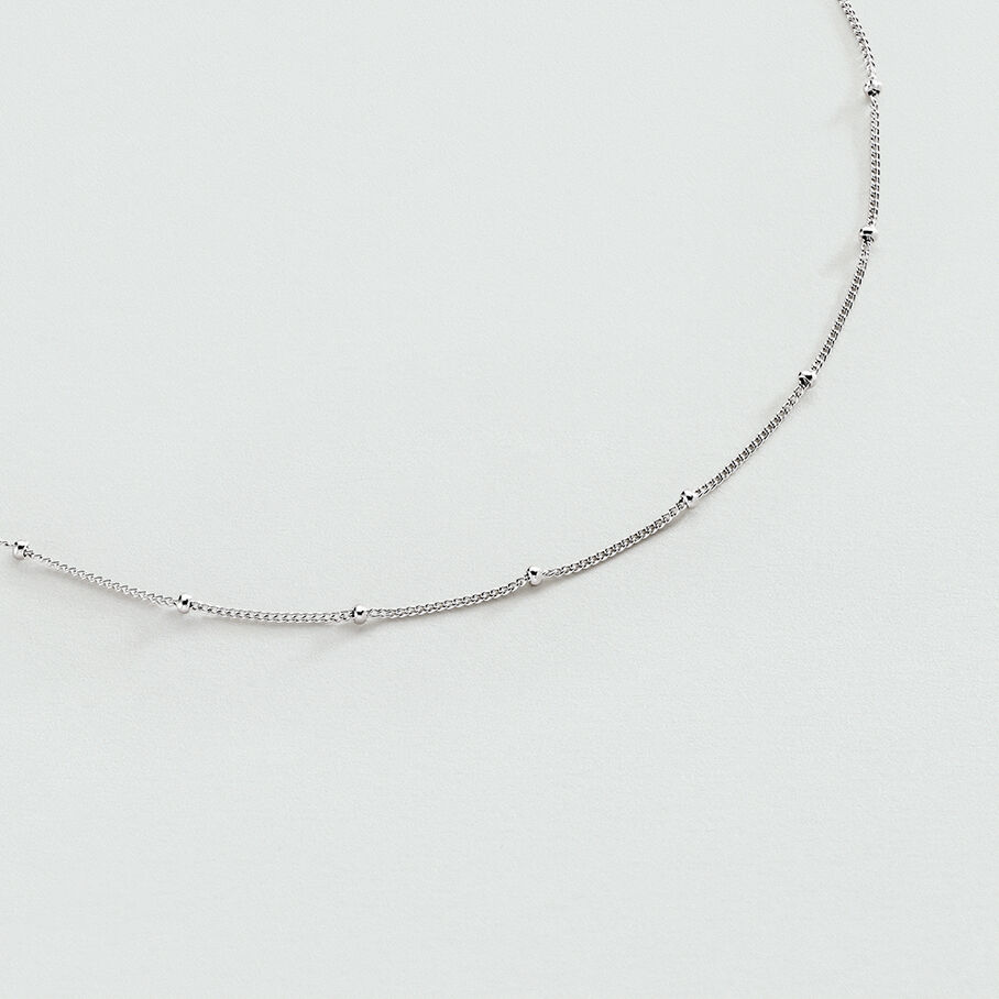 Chaine BALLSHOT - Argenté - Colliers  | Agatha