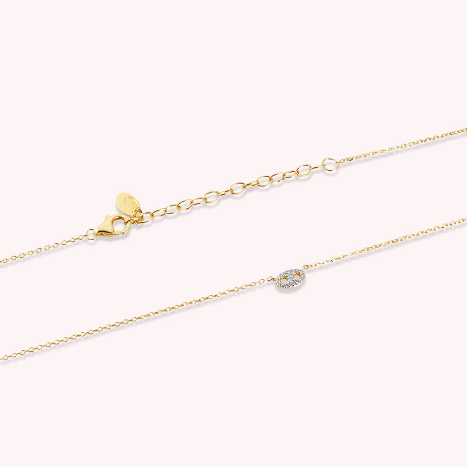 Collier ras du cou ETREINTE - Argenté / Doré - Colliers  | Agatha