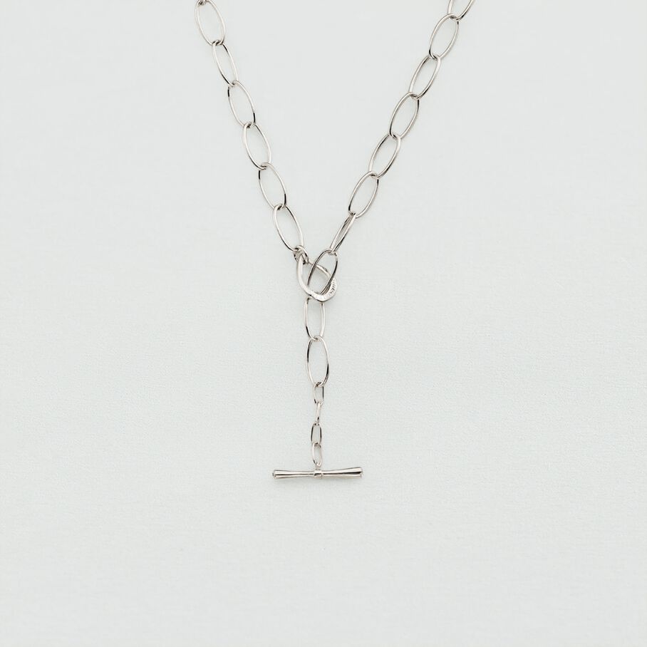 Sautoir CHAIN - Argenté - Colliers  | Agatha