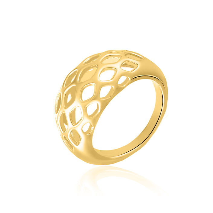 Bague large EXOTIC - Doré - Bagues  | Agatha