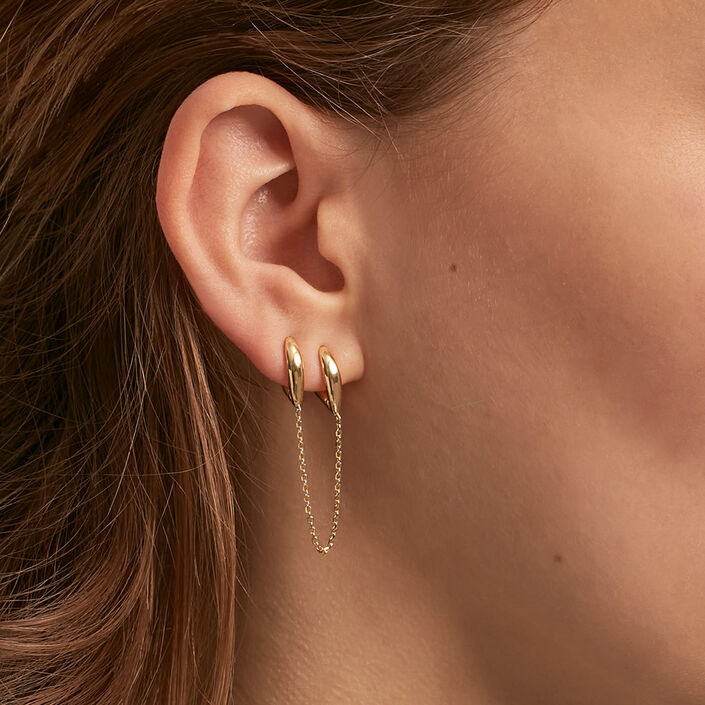 Piercing puce MIX& MATCH - Doré - Piercings  | Agatha