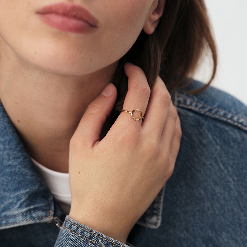 Bague fine PHILRING - Dor&eacute; - Bagues fantaisie  | Agatha