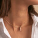 Collier ras du cou PETILLE - Cristal / Doré - Colliers  | Agatha