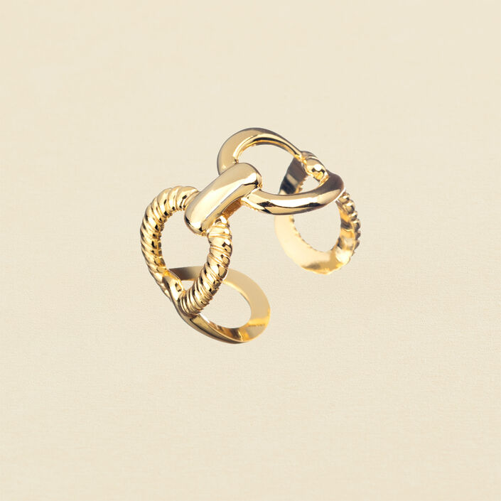 Bague ajustable HARMONIE - Doré - Bagues  | Agatha