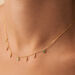 Collier ras du cou LUCKY EYE - Vert / Doré - Colliers  | Agatha