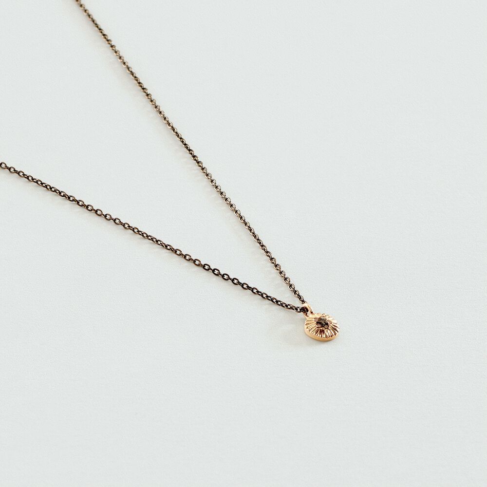 Collier ras du cou DIAMONDS - Dor&eacute; / Gun - Colliers fantaisie  | Agatha