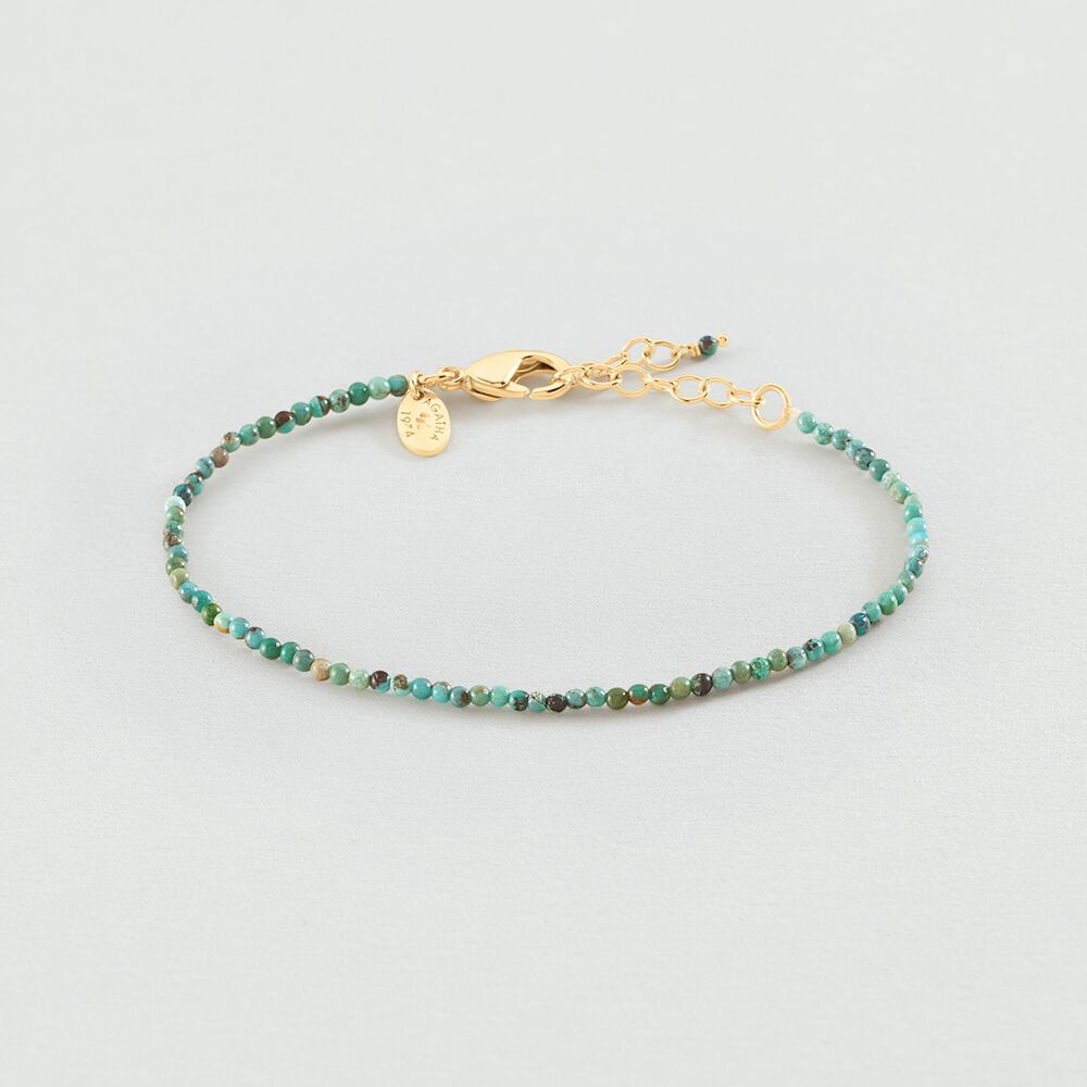 Bracelet souple PIERRES NATURELLES - Turquoise - Bracelets fantaisie  | Agatha