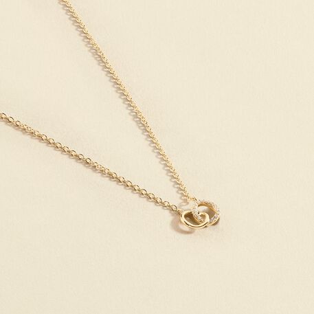Collier ras du cou RONDOU - Cristal / Doré - Colliers  | Agatha