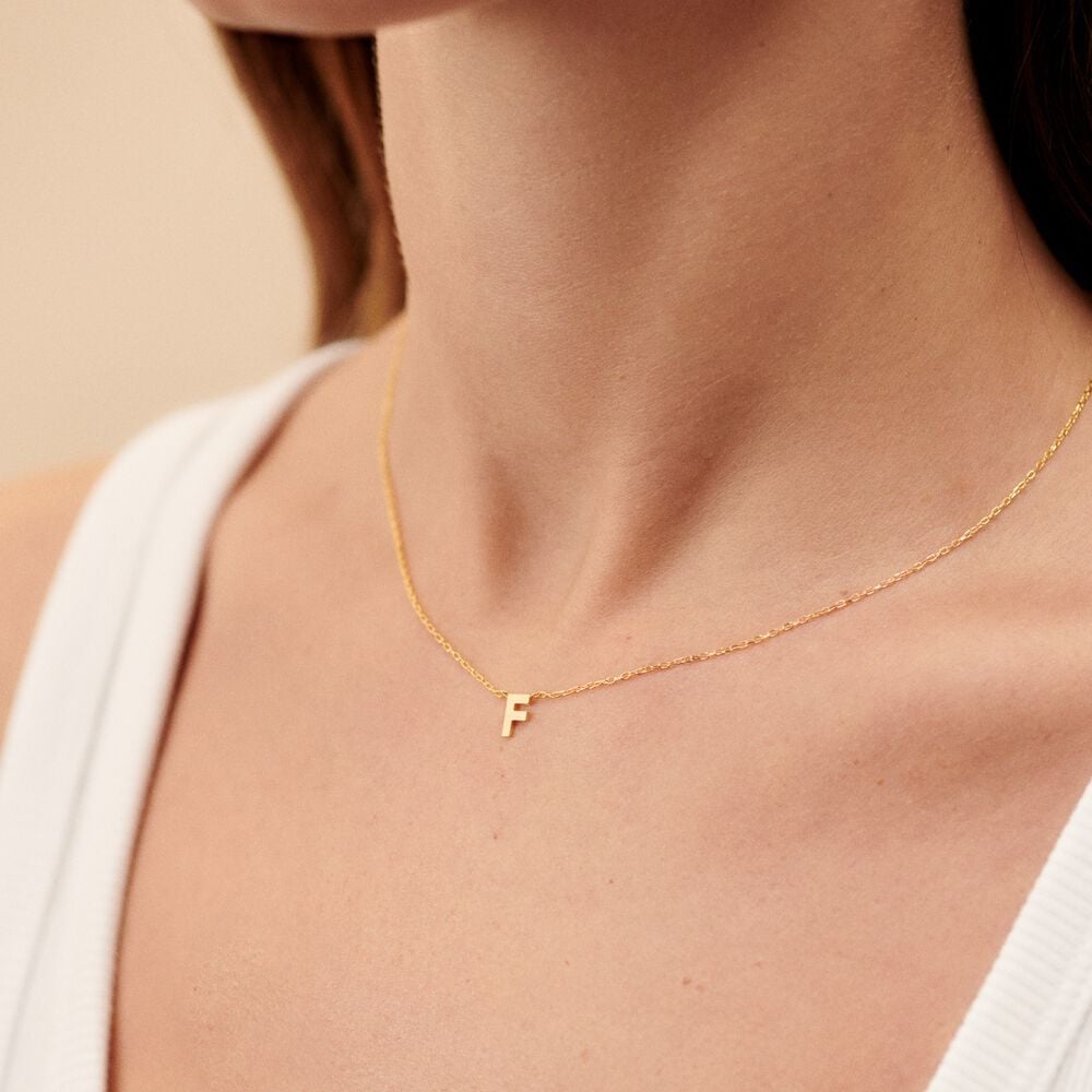 Collier ras du cou ABC - Doré - Colliers fantaisie  | Agatha