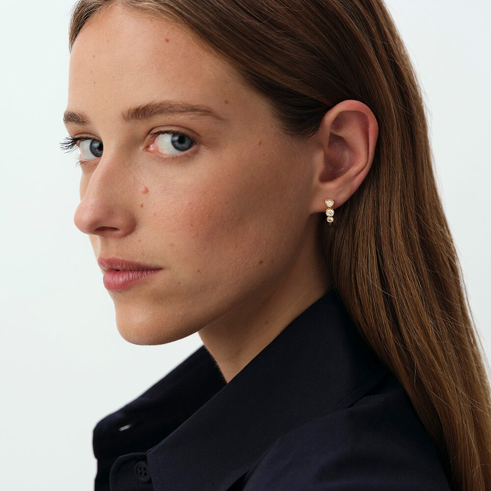 Cr&eacute;oles CANDY - Cristal / Dor&eacute; - Cr&eacute;oles  | Agatha