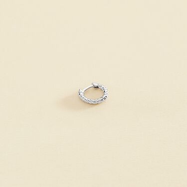 Piercing créole TRESSEE - Argenté - Piercings  | Agatha