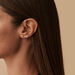 Piercing puce TRIOFLOR - Cristal / Doré - Piercings  | Agatha