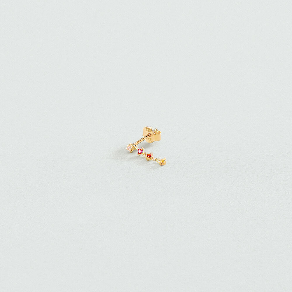 Piercing puce LISE - Rose / Doré - Piercings  | Agatha