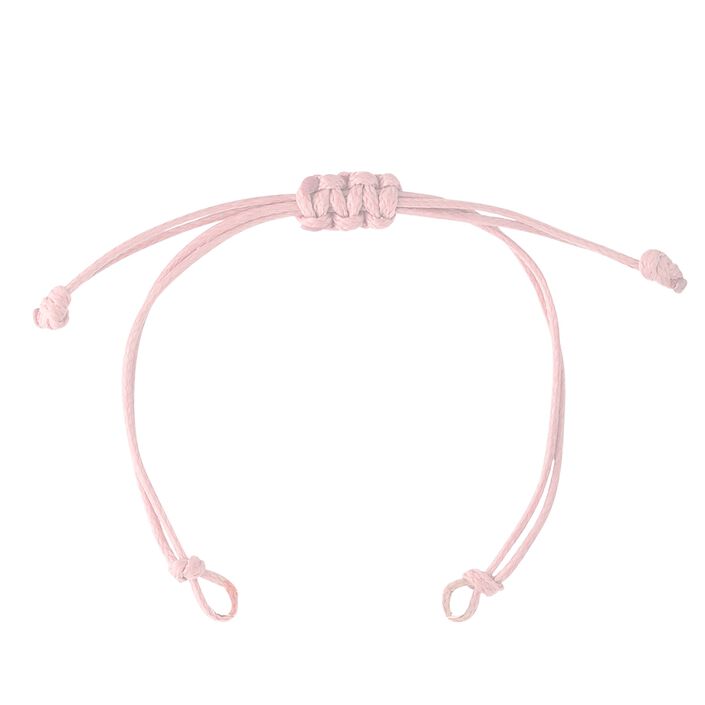 Bracelet cordon CORDONLY - Rose Pâle - Bracelets  | Agatha