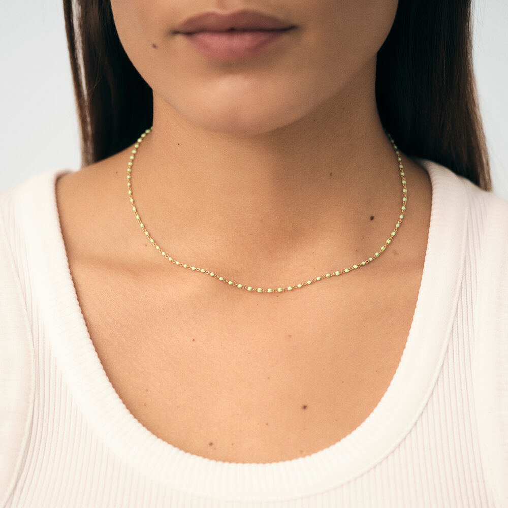 Collier ras du cou SMARTY - Turquoise / Doré - Colliers ras du cou  | Agatha