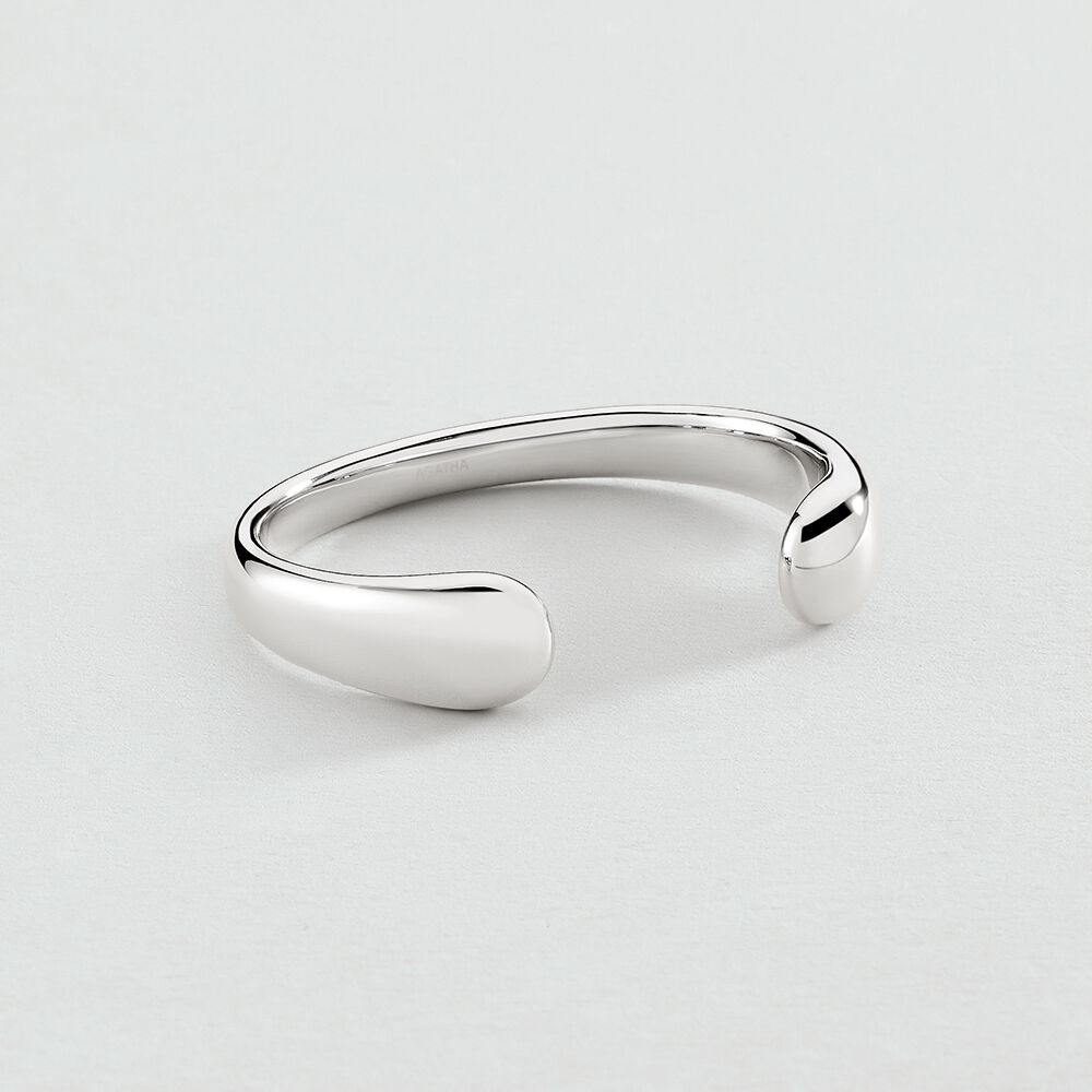Jonc DANAE - Argenté - Bracelets fantaisie  | Agatha