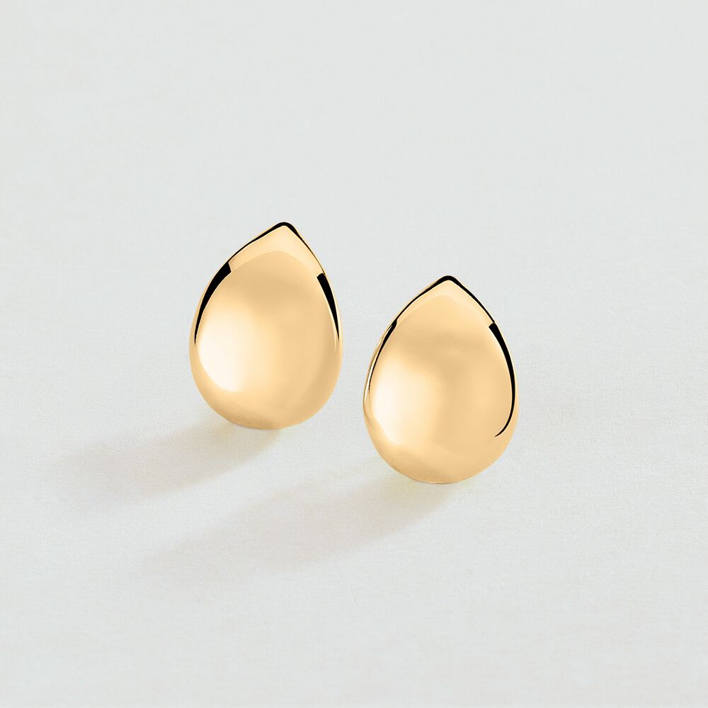 Boucles d'oreilles pendantes DANAE - Dor&eacute; - Boucles d'oreilles fantaisies  | Agatha