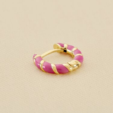 Piercing créole MIX& MATCH - Rose / Doré - Piercings  | Agatha