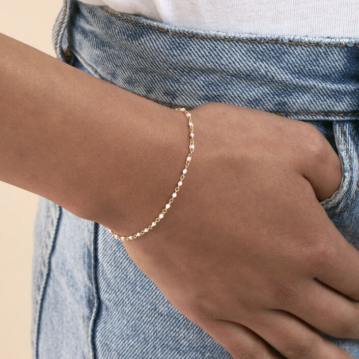 Bracelet souple SMARTY - Rose Pâle - Bracelets  | Agatha