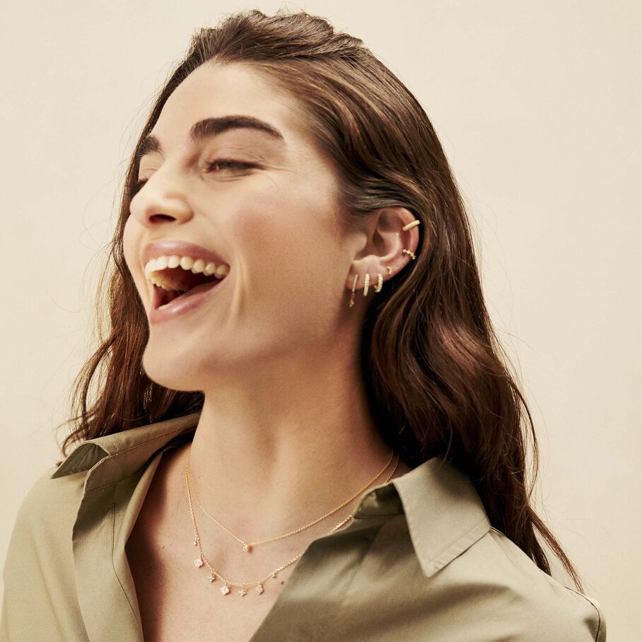 Collier ras du cou BELOVED - Cristal / Doré - Colliers  | Agatha