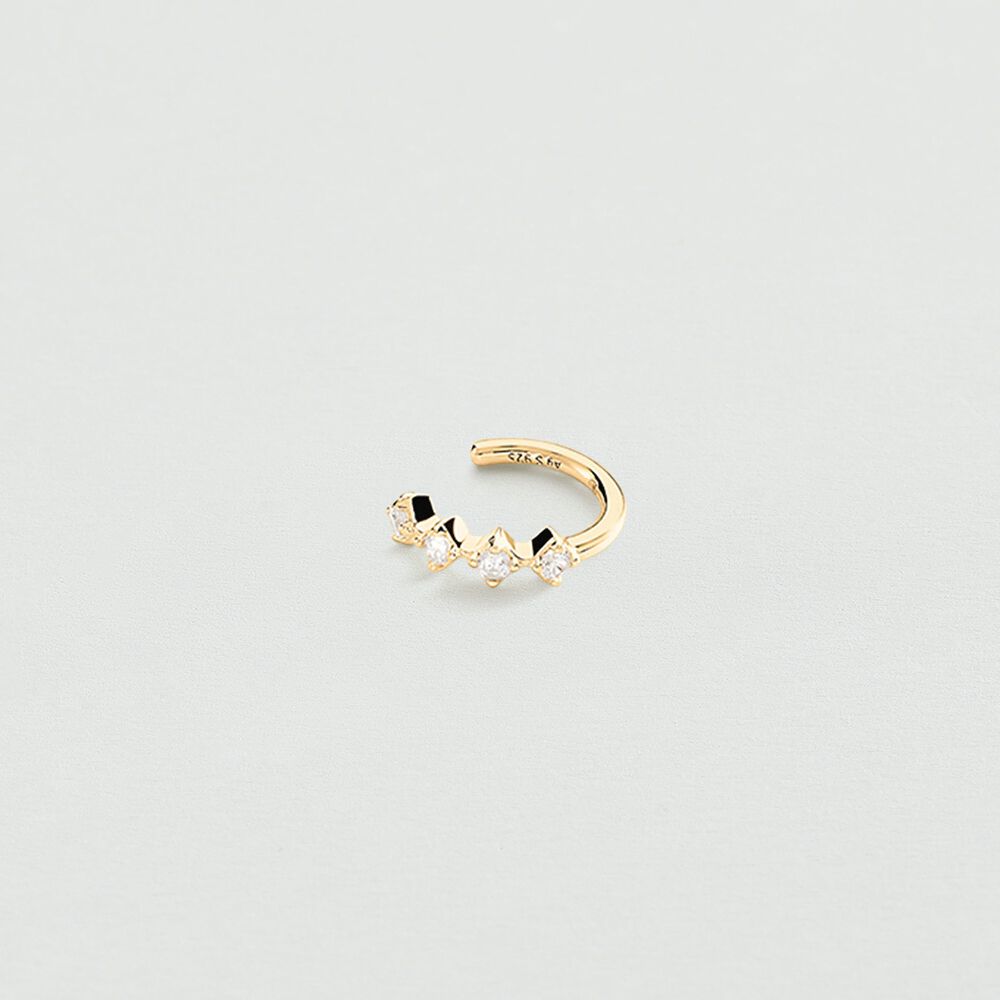 Piercing ear cuff OFEE - Cristal / Doré - Piercings  | Agatha