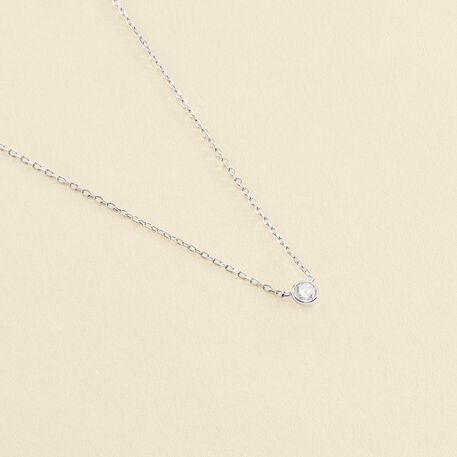 Collier ras du cou BRILLANT - Cristal / Argenté - Colliers  | Agatha