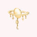 Broche BIGBANG - Cristal / Doré - Accessoires  | Agatha