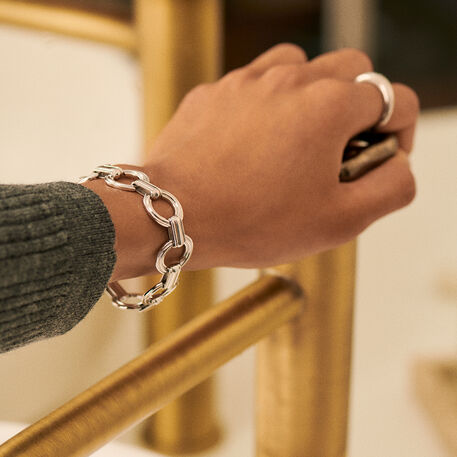 Bracelet souple 1960 - Argenté - Bracelets  | Agatha
