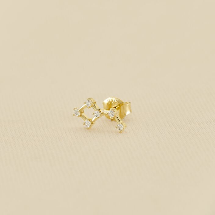 Piercing puce CONSTEL - Cristal / Doré - Piercings  | Agatha