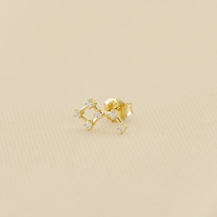 Piercing puce CONSTEL - Cristal / Doré - Piercings  | Agatha