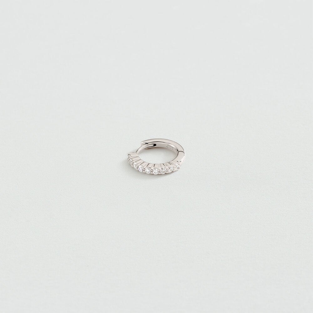 Créoles MIX & MATCH - Cristal / Argenté - Créoles  | Agatha