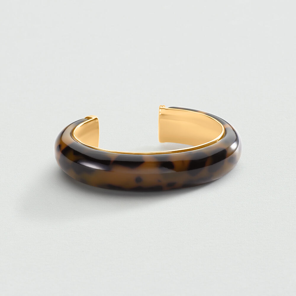 Jonc PALAIS ROYAL - Ecaille / Dor&eacute; - Joncs  | Agatha