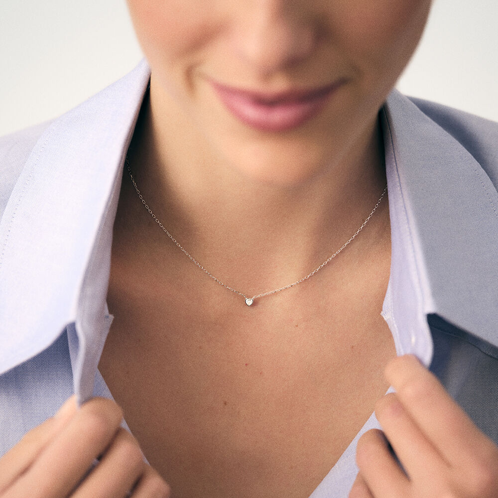 Collier ras du cou ADOREE - Cristal / Argenté - Colliers fantaisie  | Agatha