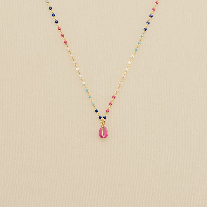 Collier ras du cou SMARTY - Bleu / Rose - Colliers  | Agatha