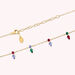 Collier ras du cou ASTRE - Multicolore / Doré - Colliers  | Agatha