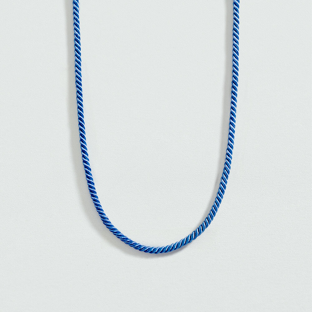Collier ras du cou CORDON - Bleu - Colliers fantaisie  | Agatha
