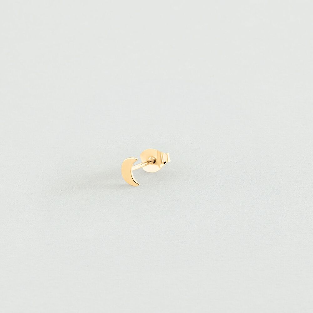 Piercing puce MINILUNA - Dor&eacute; - Argent v&eacute;ritable  | Agatha