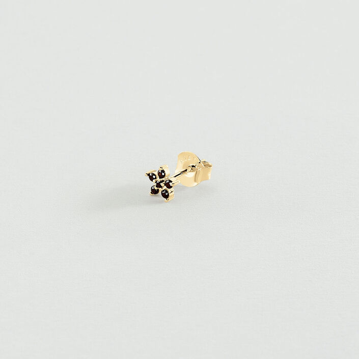 Piercing puce FLOR6 - Noir / Doré - Piercings  | Agatha