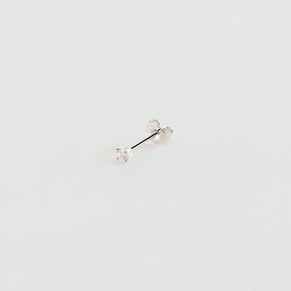 Piercing puce MINI - Cristal / Argenté - Piercings  | Agatha