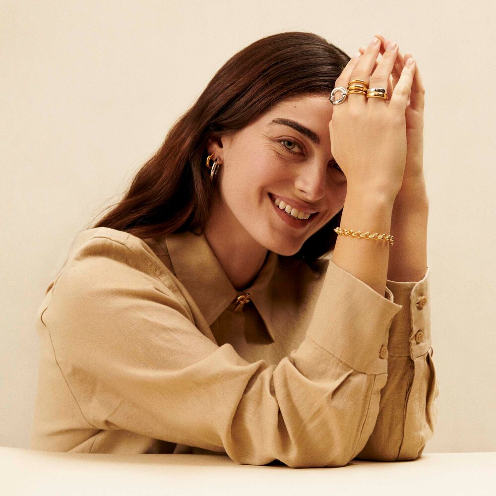 Bracelet souple TWIGGY - Dor&eacute; - Bracelets fantaisie  | Agatha