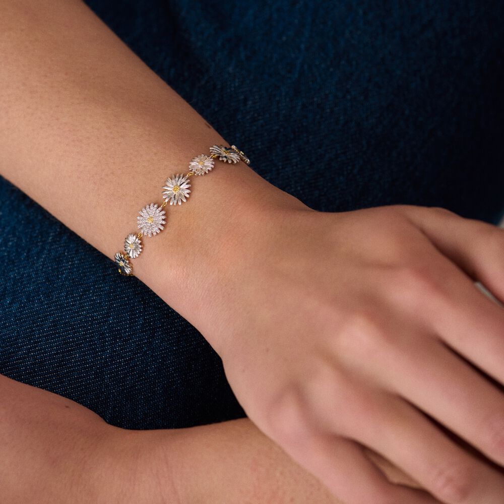 Bracelet souple BLOSSOM - Doré / Argenté - Bracelets fantaisie  | Agatha