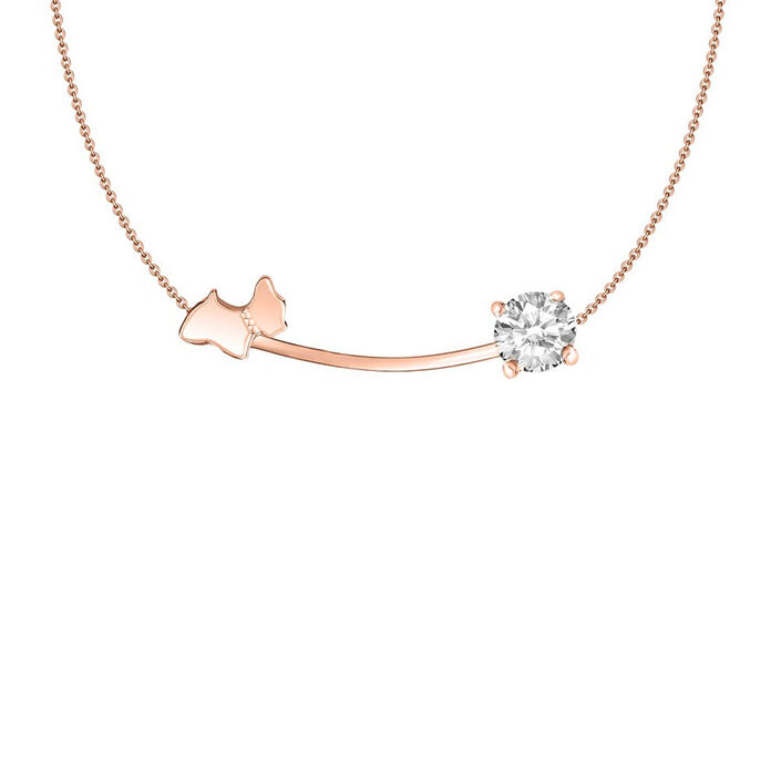Collier ras du cou BENE - Cristal / Rose - Colliers  | Agatha