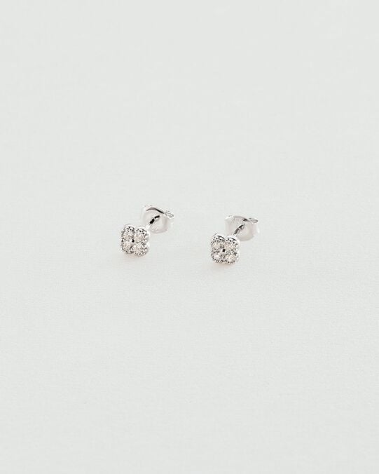 Boucles d'oreilles puces BELOVED - Cristal / Argenté - Boucles d'oreilles puces  | Agatha Boucles d'oreilles puces BELOVED - Cristal / Argenté - Boucles d'oreilles puces  | Agatha