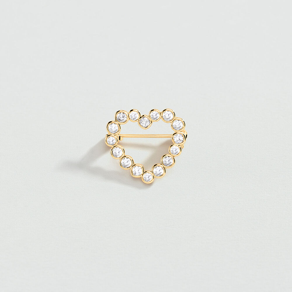 Broche CANDY - Cristal / Dor&eacute; - Broche  | Agatha