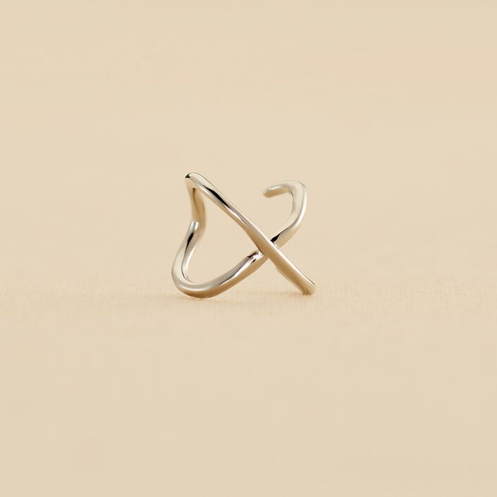 Piercing ear cuff CRUZADO - Argenté - Piercings  | Agatha