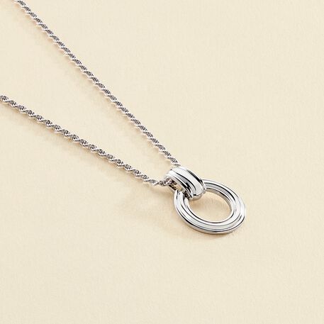Collier mi-long 1960 - Argenté - Colliers  | Agatha